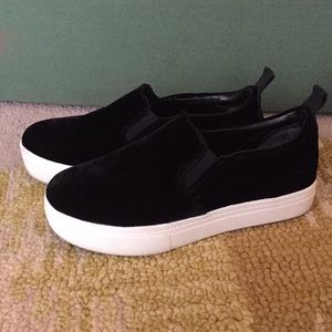 Suede Platform Shoes Size 6.5